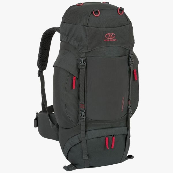Highlander Rambler 44l backpack unisex - charcoal