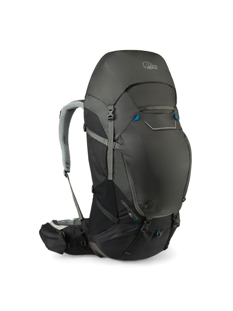 Lowe Alpine Cerro Torre 80:100l backpack heren - Black / Greyhound