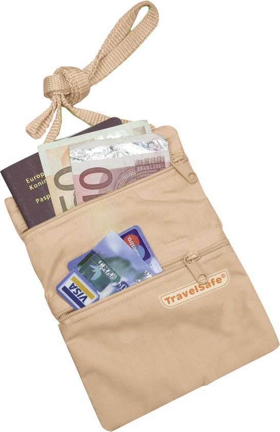 Travelsafe Nektasje moneybelt - beige