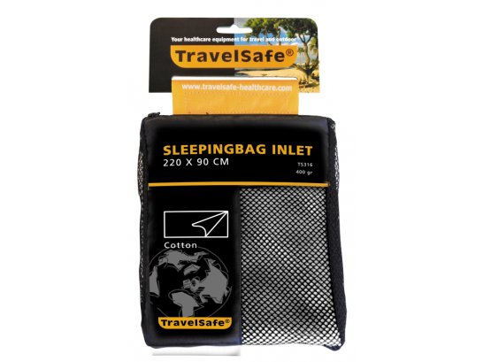 Travelsafe katoenen lakenzak - envelop reislaken - wit