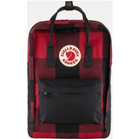 Fjällräven Kånken Re-Wool 15" laptop Rugtas Rood/Zwart