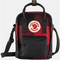Fjällräven Kånken Re-Wool Sling Schoudertas Rood/Zwart
