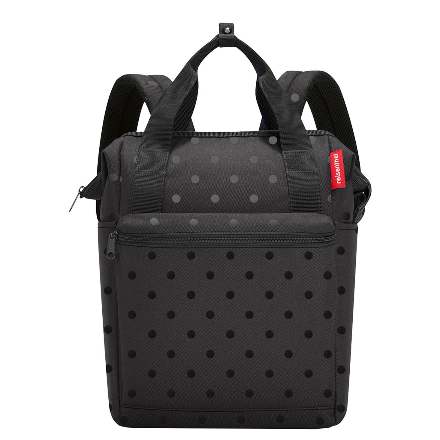 Reisenthel Travelling Allrounder R glossy dots black rugzak