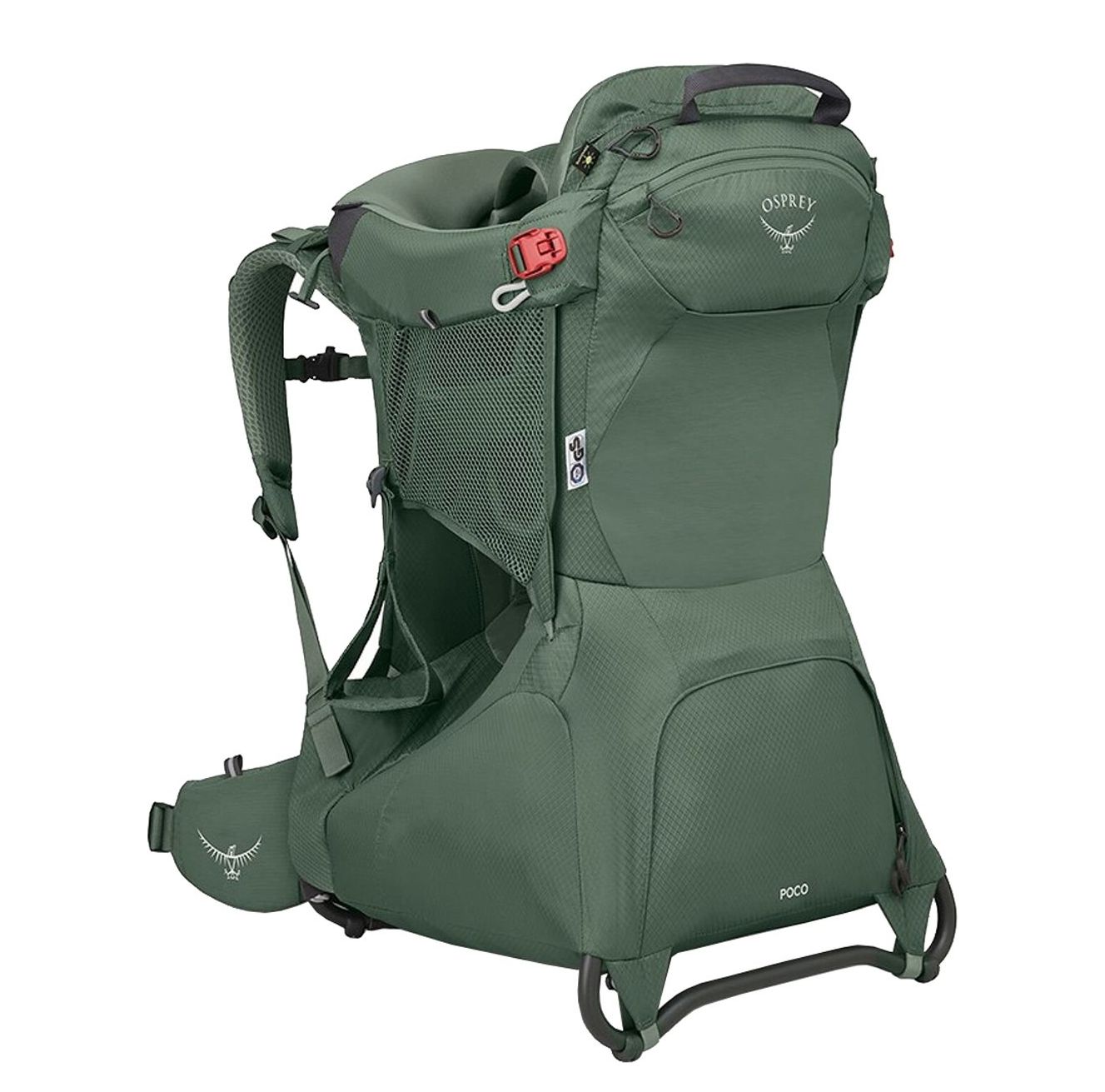 Osprey Poco Child Carrier koseret green rugzak