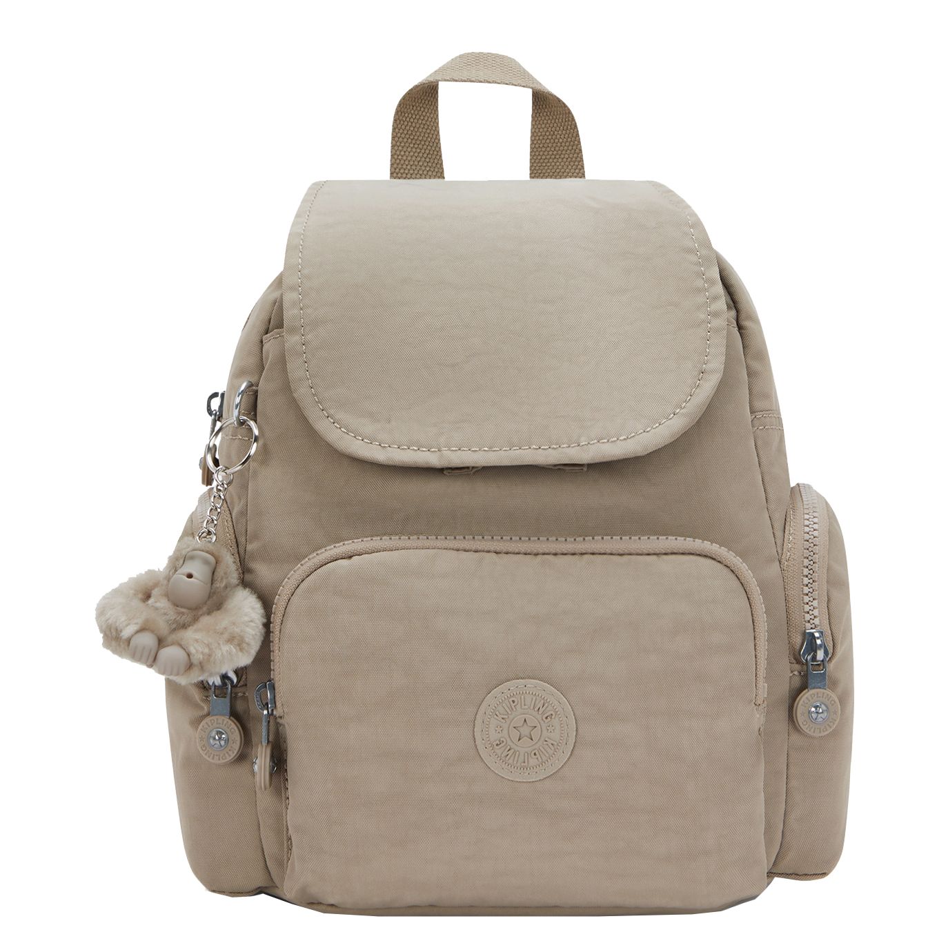 Kipling City Zip Mini soft taupe rugzak