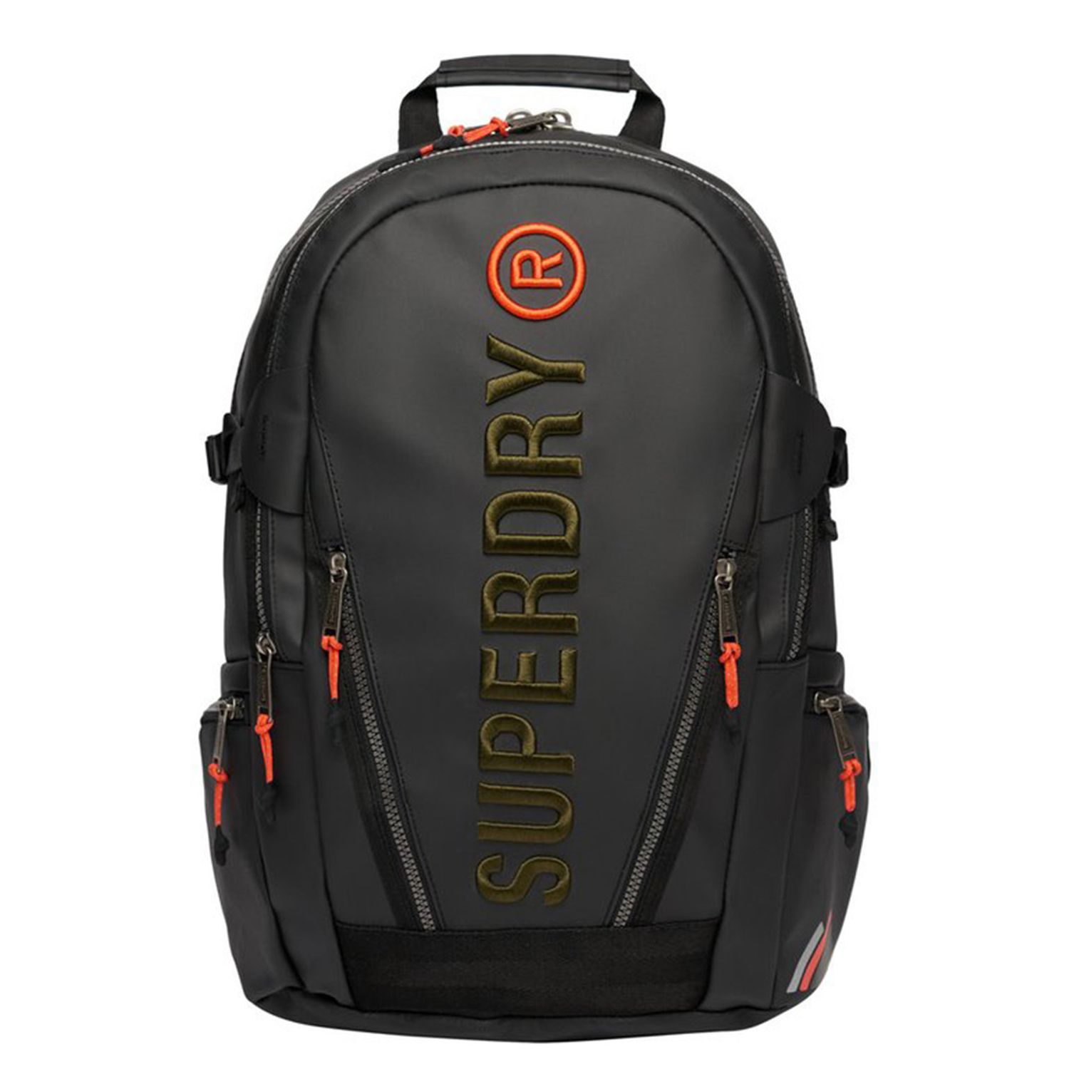 Superdry Tarp Emb Backpack black/khaki green