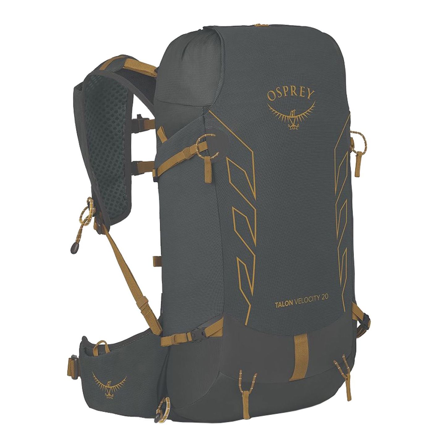 Osprey Talon Velocity 20 S/M dark charcoal/tumbleweed yellow rugzak