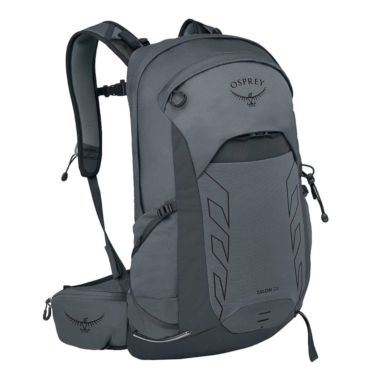 Osprey Talon 22 phantom grey-dark charcoal rugzak