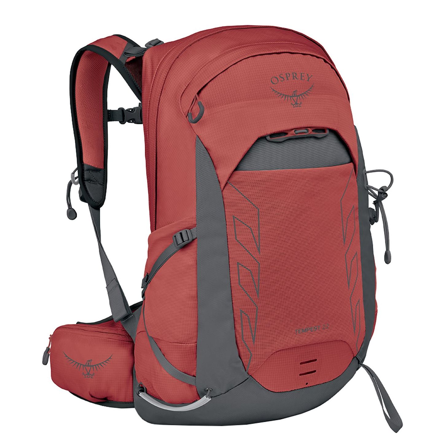 Osprey Tempest 22 red pampass-coal grey rugzak