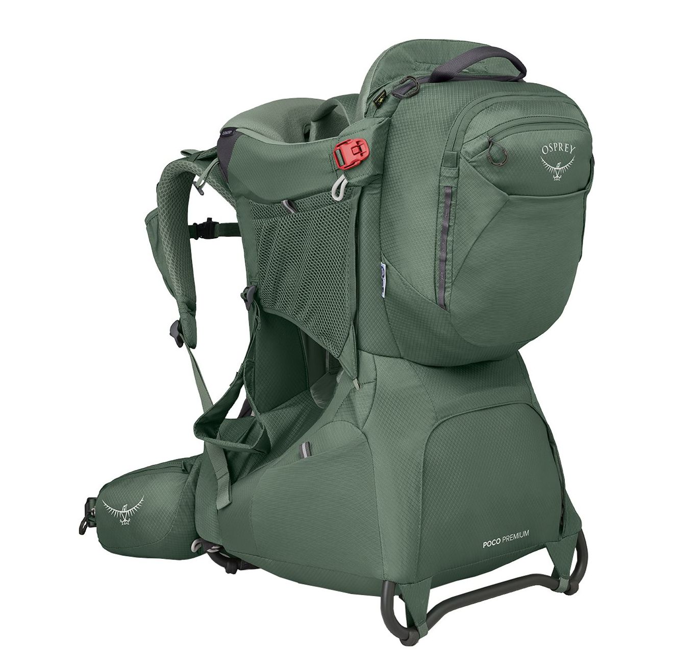Osprey Poco Child Carrier Premium koseret green rugzak