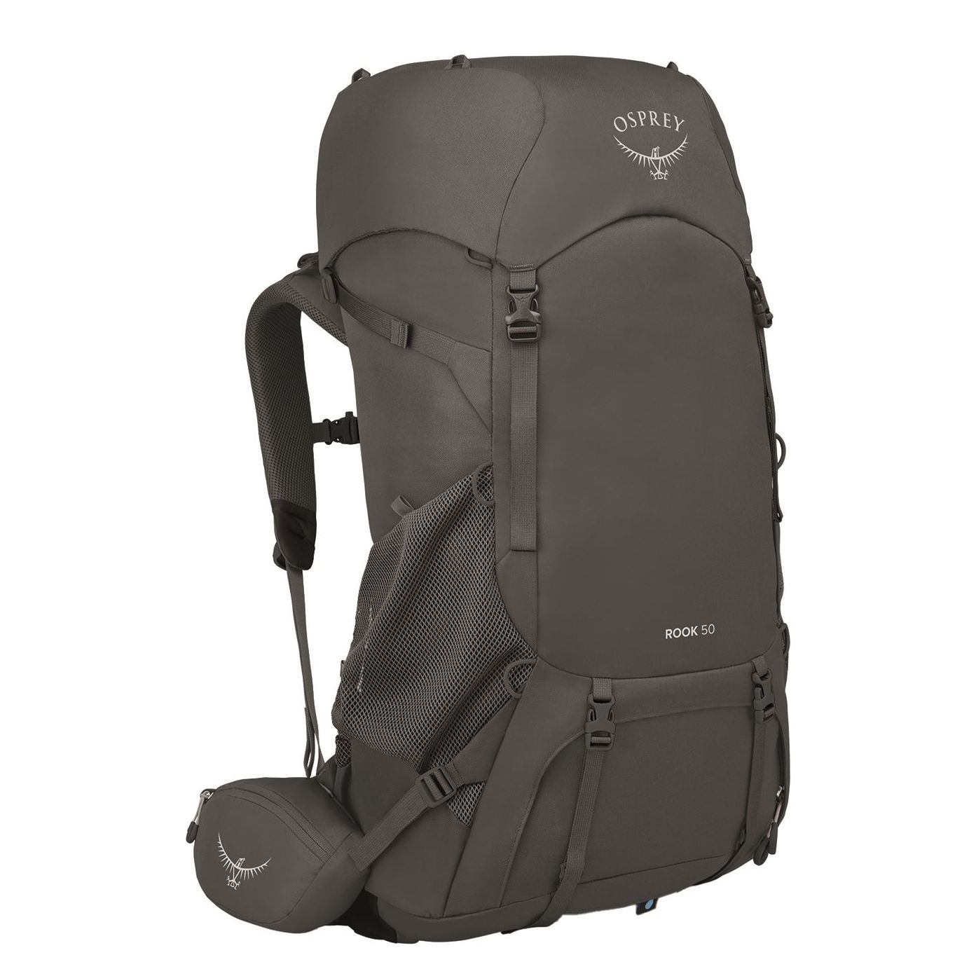 Osprey Rook 50 dark charcoal/silver lining backpack