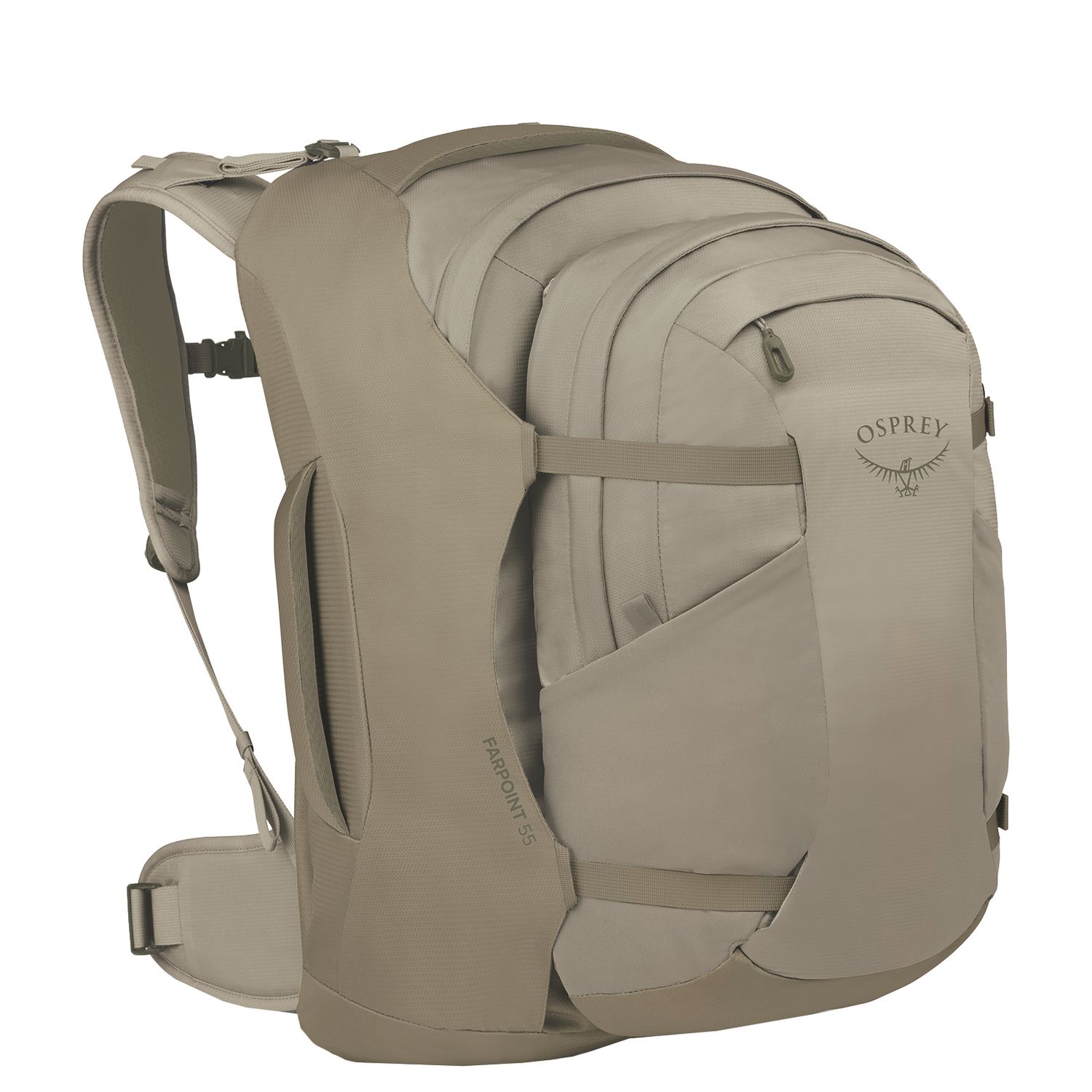 Osprey Farpoint 55 sawdust rugzak