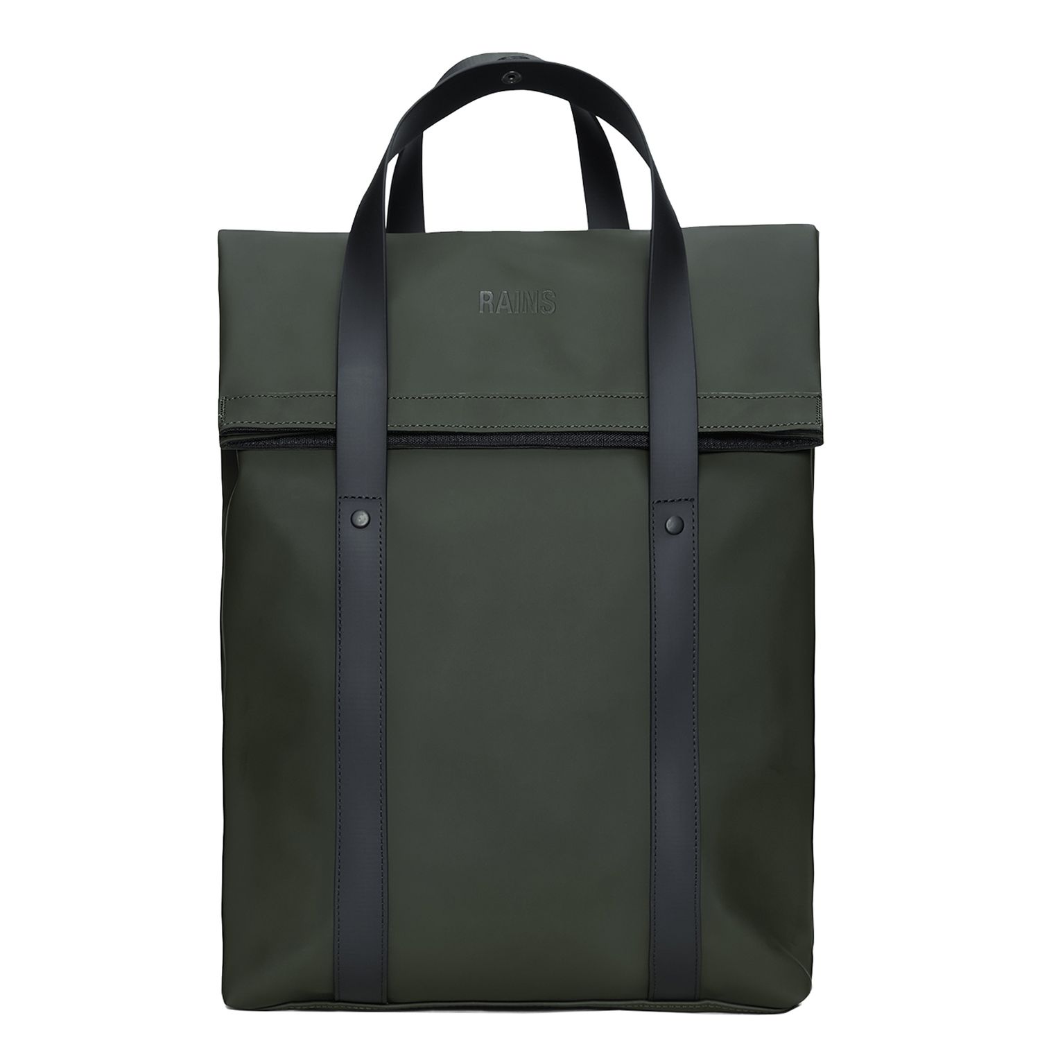 Rains 2 Way tote bag Backpack W3 green