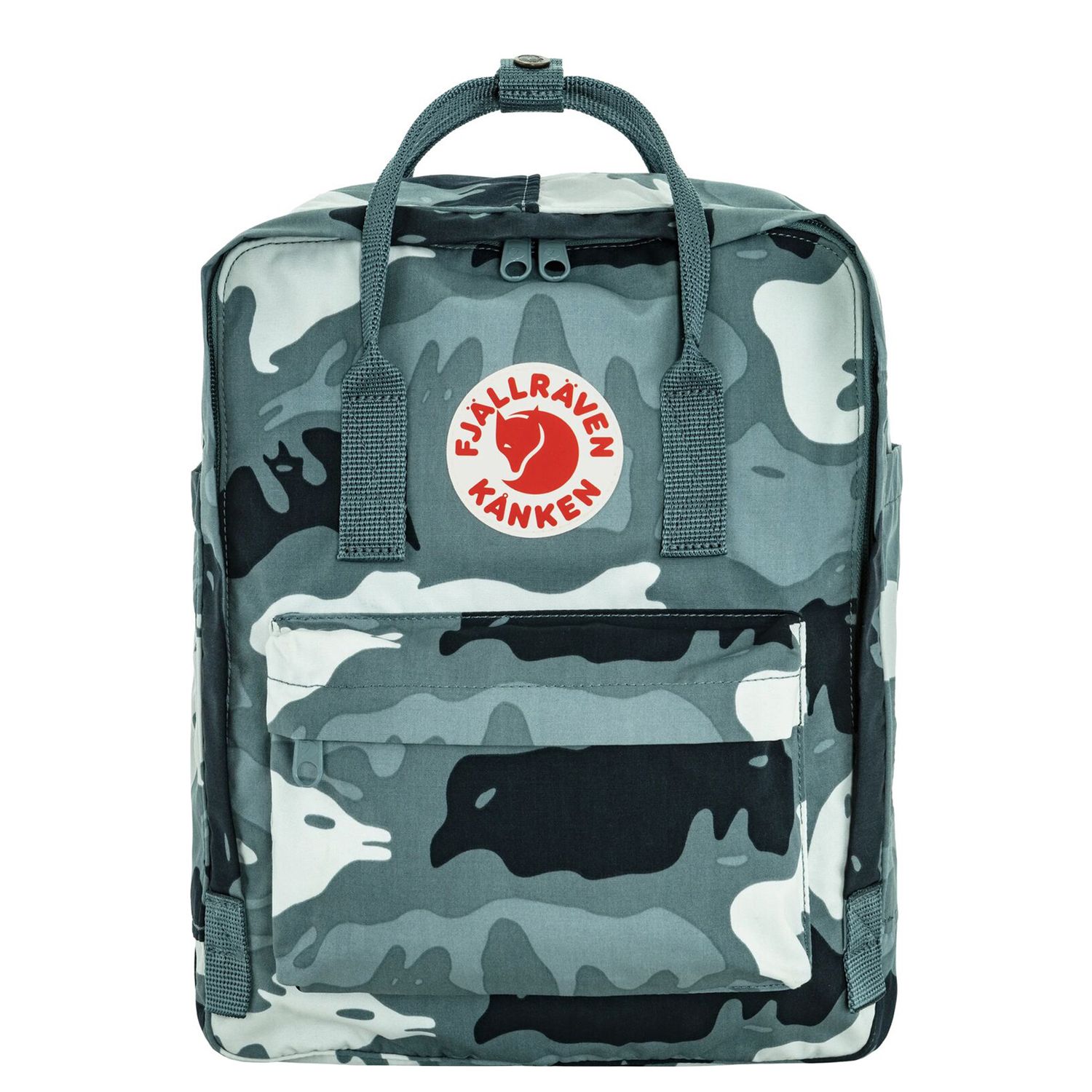 Fjallraven Kanken Graphics nimbus blue-hidden animals rugzak