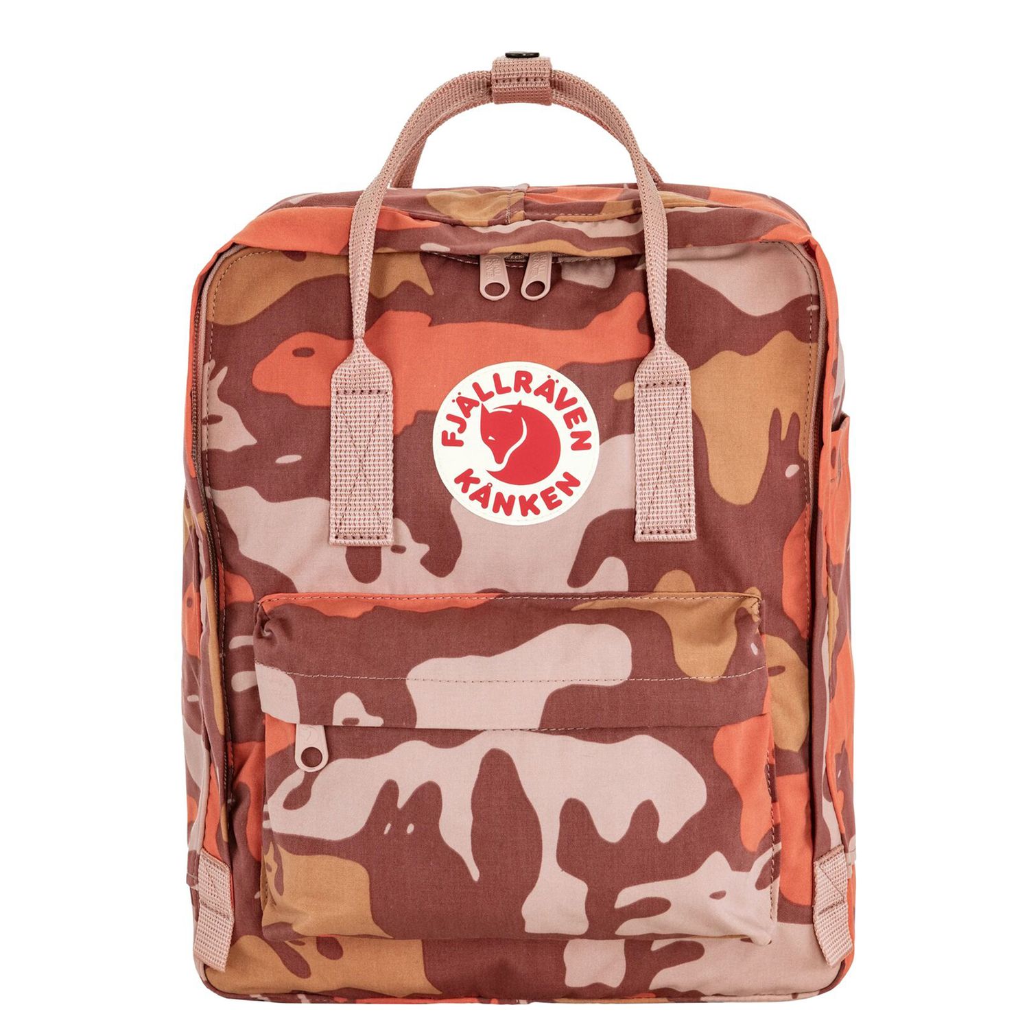 Fjallraven Kanken Graphics chalkrose-hidden animals rugzak