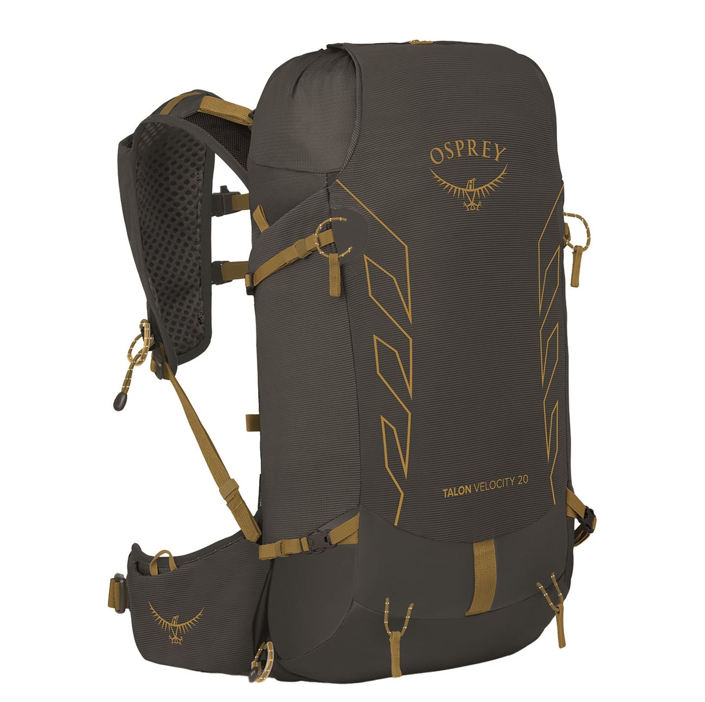 Osprey Talon Velocity 20 L/XL dark charcoal/tumbleweed yellow rugzak
