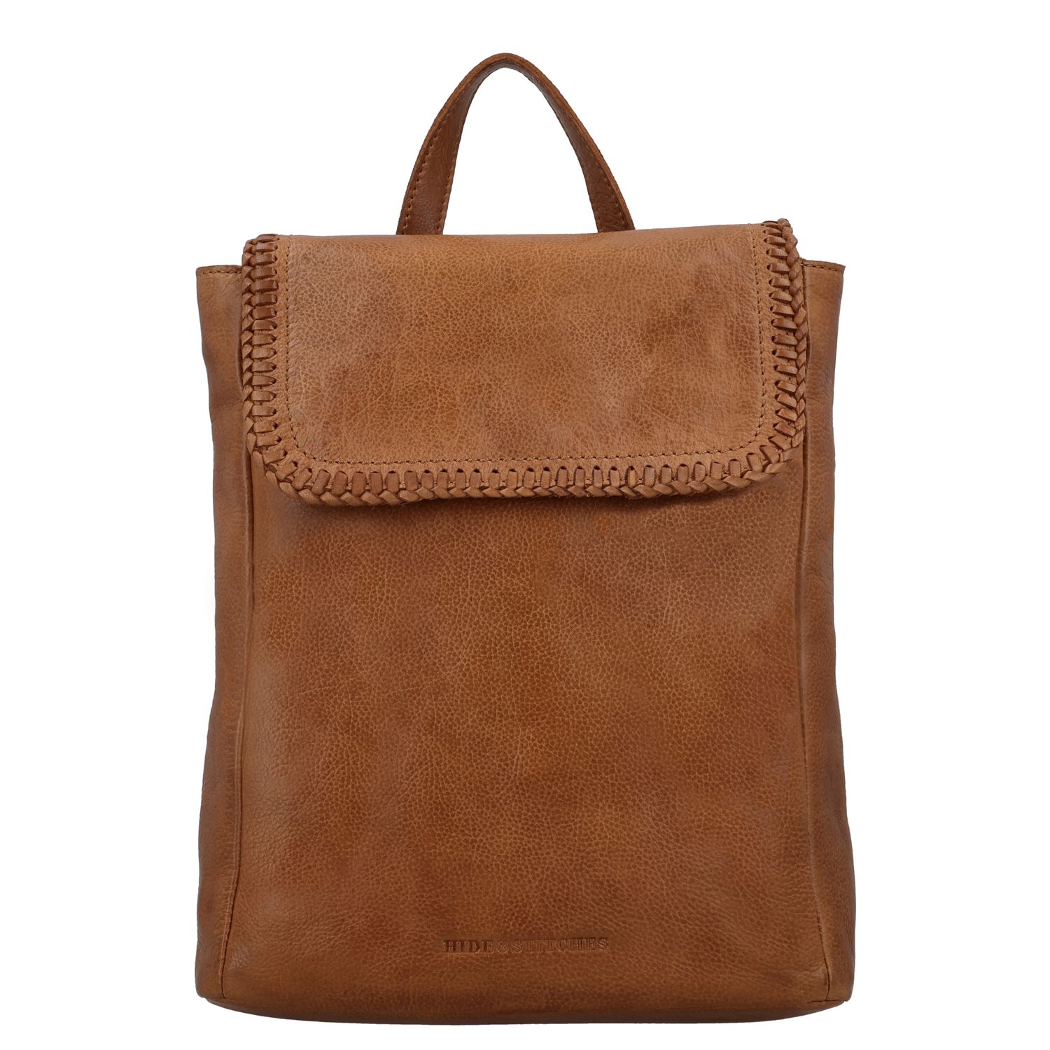 Hide & Stitches Inspired by Country Backpack cognac
