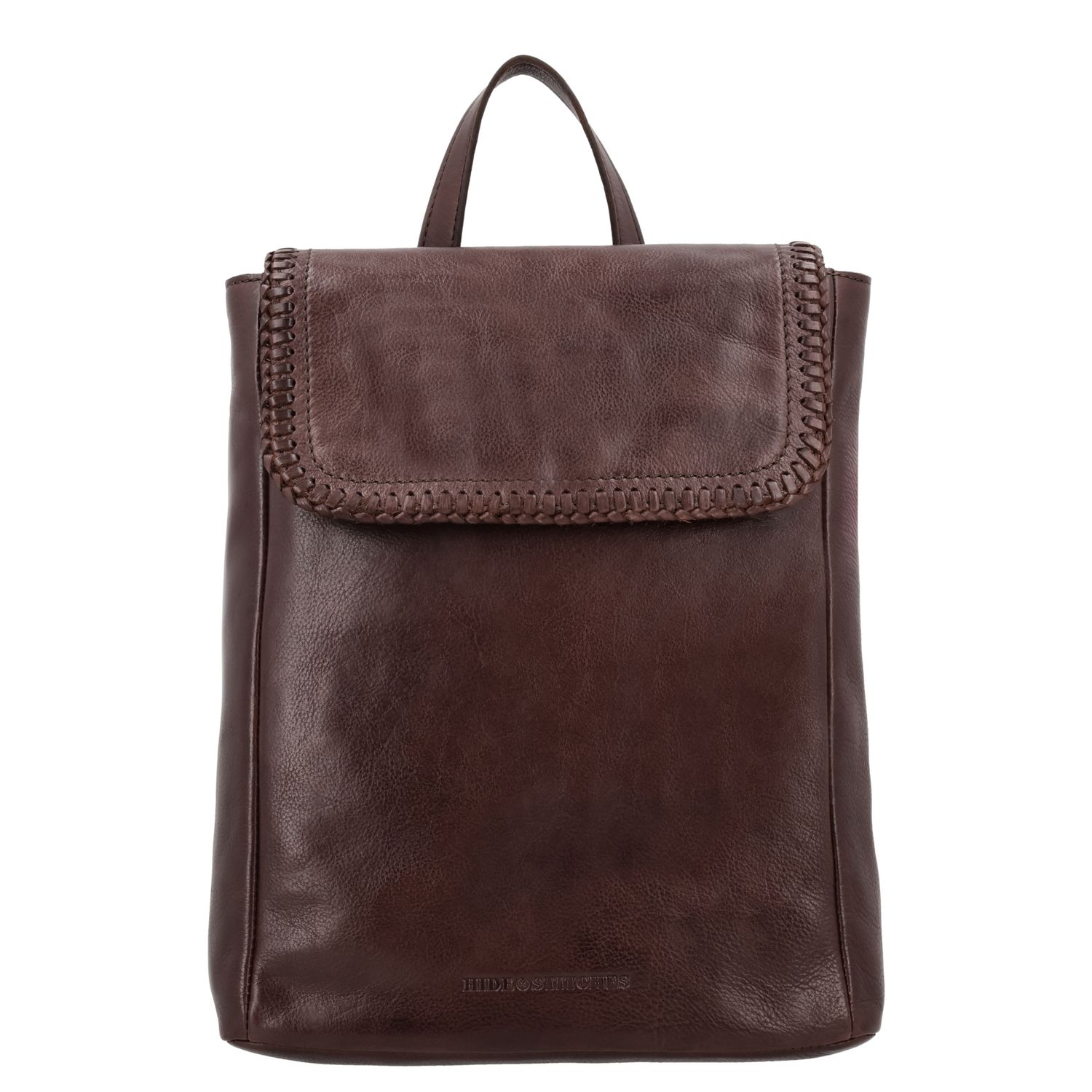 Hide & Stitches Inspired by Country Backpack dark brown