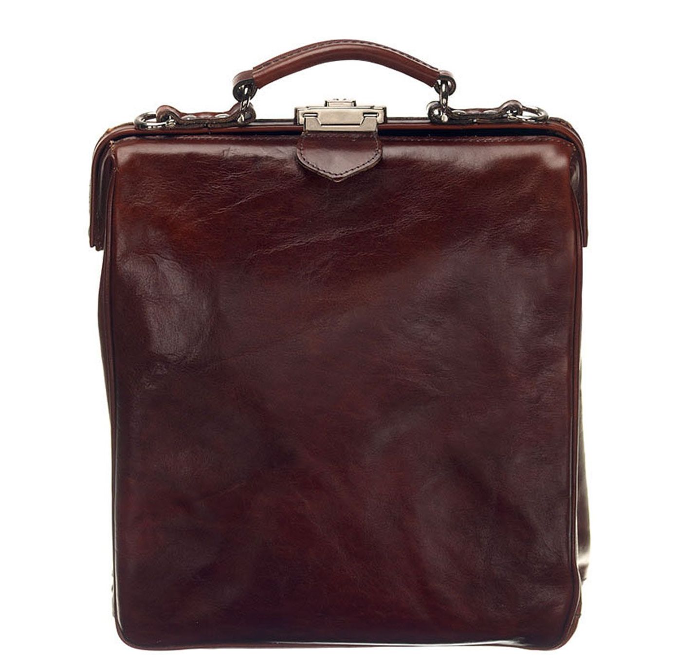 Mutsaers On The Bag Leather Backpack donkerbruin